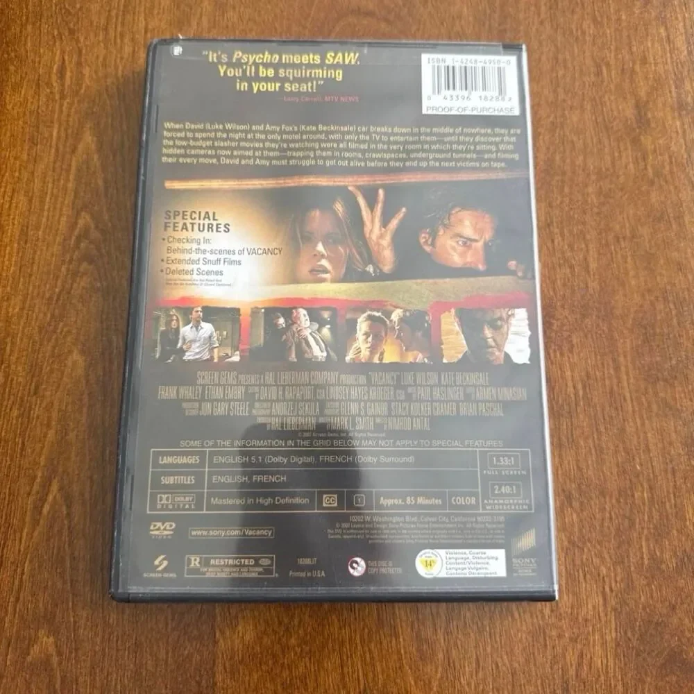 Source Unknown vacancy dvd